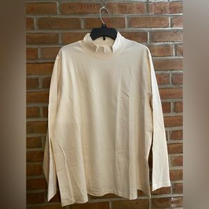Appleseeds Women’s Cotton Mock Turtleneck